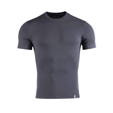 M-Tac T-shirt 93/7 i grå farve med komfortabel pasform, fremstillet af 93% bomuld og 7% elastan, ideel til hverdag og aktiv brug.