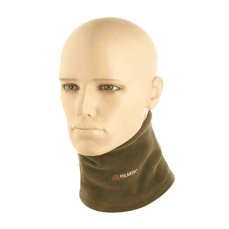 M-Tac Tube Scarf Polartec i Polartec Micro Series fleece vist på mannequinhoved, perfekt til udendørs aktiviteter i koldt vejr.