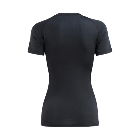 M-Tac T-shirt Ultra Light Polartec Lady i sort, bagfra, lavet af åndbart Power Dry® materiale, perfekt til træning og hverdagsbrug.