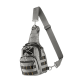 M-Tac Urban Line City Patrol Taske i grå, vandafvisende og slidstærk taske/rygsæk kombination med ét skulderbånd.