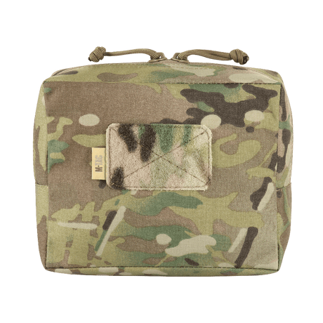 M-Tac Utility Taske Elite Medium i camouflage, slidstærk Cordura 500D med MOLLE, til opbevaring af udstyr og EDC-genstande.