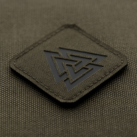 M-Tac Patch Valknut Laser Cut Odin symbol på mørk baggrund