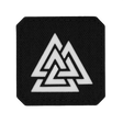 M-Tac Patch Valknut Laser Cut Odin-symbol på svart bakgrunn