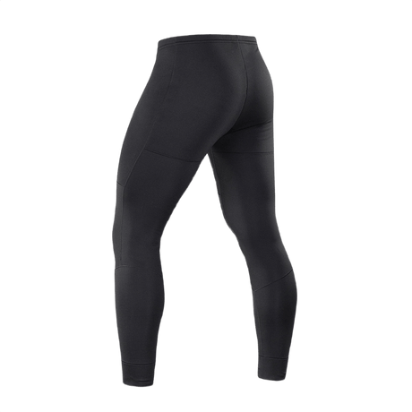 M-Tac Vinter Baselayer 3/4 Bukser i sort premium fleece, anatomisk pasform, ideel til vinterbrug