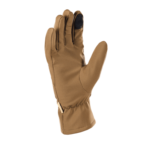 M-Tac Vinterhandsker Soft Shell i brun, let og funktionel, beskytter mod dårligt vejr, ideel til erstatning for flere traditionelle lag.