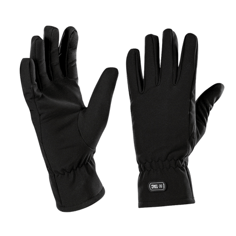 M-Tac Vinterhandsker Soft Shell i sort, let og funktionel til beskyttelse mod dårligt vejr, erstatter flere lag for maksimal komfort. Moderne design.