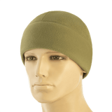 M-Tac Watch Cap Elite Fleece Beanie Hat i grøn farve, let og varm hue til taktisk brug og vinteraktiviteter, 100% polyester fleece.