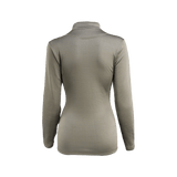 Dameskjorte set bagfra, M-Tac Thermal Fleece Shirt Delta Level 2 Lady, høj kvalitets, varm, 100% polyester, vinterbrug.