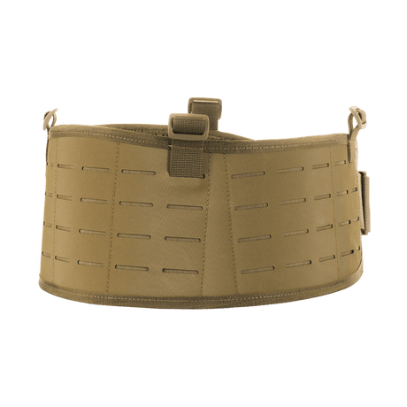 M-Tac Krigsbælte Laser Cut i robust Cordura 500D materiale til taktiske operationer, set forfra med lasercut design.