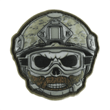 M-Tac Patch Emoji #4 med 3D PVC-effekt og Velcro, taktisk morale patch til tøj og udstyr, 6.5 x 6.5 cm.