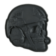 M-Tac Patch Operator 3D PVC med realistisk kraniedesign og Velcro til tøj og taktisk udstyr, 6 x 7 cm, PVC materiale