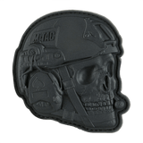 M-Tac Patch Operator 3D PVC med realistisk kraniedesign og Velcro til tøj og taktisk udstyr, 6 x 7 cm, PVC materiale