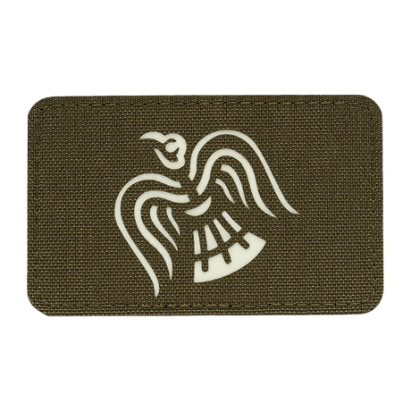 M-Tac Patch Ravneflag Laser Cut med sort ravn, symboliserer krigslyst og sejr. Perfekt til taktisk udstyr og uniform. Cordura 500D.