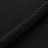 Nærbillede af M-Tac Safety Cord Medium Kombineret med D-ring på sort baggrund