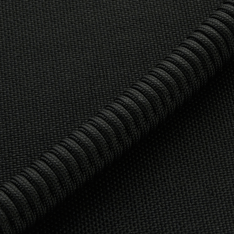 Nærbillede af M-Tac Safety Cord Medium Kombineret med D-ring på sort baggrund