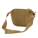 M-Tac Sphaera Hardsling Bag Large Elite med Velcro i slidstærkt Cordura materiale, justerbar skulderrem, set bagfra.