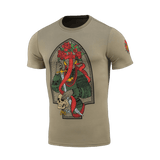 M-Tac T-Shirt Motanka med print af Motanka-dukke i traditionelt ukrainsk outfit og teksten 'M-TAC. Terra Cosaccorum'. Moderne og kulturel.