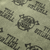 M-Tac Shemagh Tørklæde Til Valhall med norsk "Til Valhall" slogan, 100% bomuld, beskytter mod sol, sand og vind, 105 x 105 cm