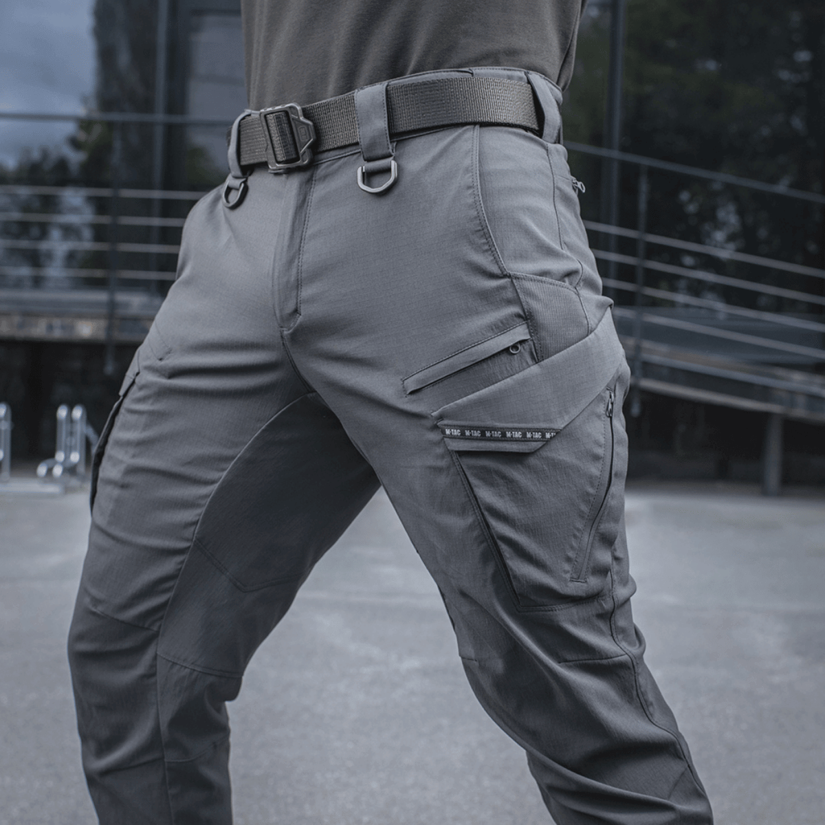 M-Tac Bukser Aggressor Summer Flex med Rip-Stop nylonstof, designet til åndbarhed og komfort i varmt vejr.