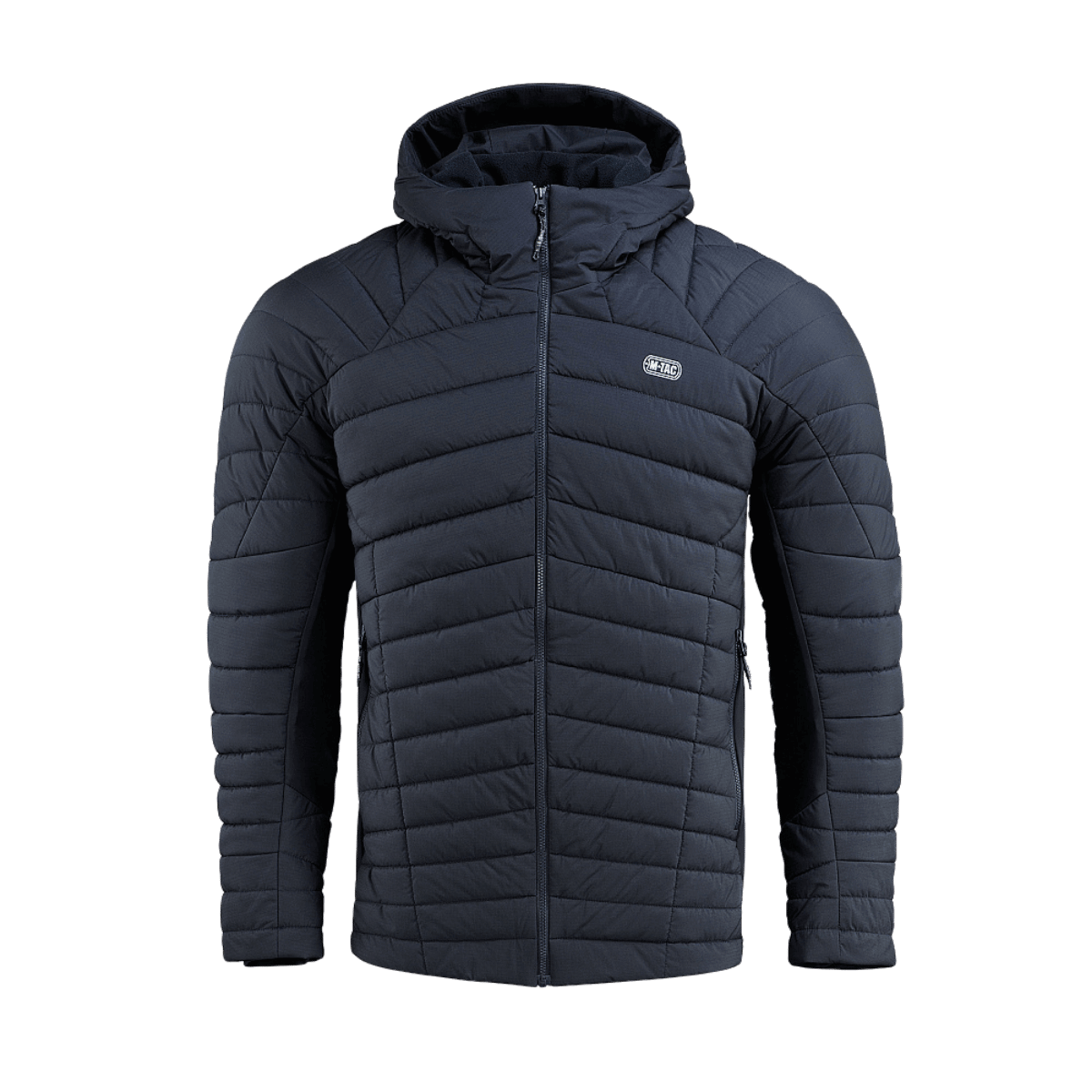 M-Tac Jarl Jakke i Toray mechanical stretch nylon med G-Loft isolering, ideel til beskyttelse mod kulde og vind. Alsidig mellemsæsonsjakke.