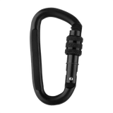 M-Tac Karabinhage 10 cm i 40Cr legeret stål med trapezformet design, ideel til brug med reb og slynger, 2000 kg brudstyrke.