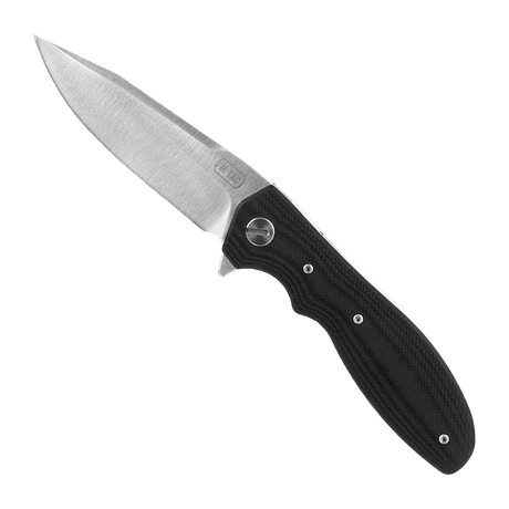 M-Tac Outdoor & Militær foldekniv - Type 6 med krom rustfrit stål klinge og sort G10-komposit håndtag, ideel til EDC-udstyr.