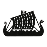 M-Tac Patch Drakkar Laser Cut – Vikingeskib, Cordura 500D, perfekt til uniform eller taske, viser det ikoniske Drakkar skib.