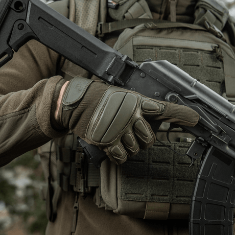 M-Tac Handsker Assault Tactical Mk.2 - læder handsker med syntetisk greb for maksimal beskyttelse og komfort.