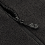 Nærbillede af lynlåsen på M-Tac Delta Polartec Raglan Jakke med holdbar Micro Series fleece fra Polartec®