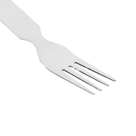 Gaffel fra M-Tac Stål Bestiksæt Large (4 dele). Ideel til camping og udendørsaktiviteter. Fremstillet af robust stål.