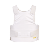 Anorak Niobium® Concealable II Stik & Skudsikker Vest i hvidt rip-stop stof til diskret beskyttelse mod skydevåben og knive.