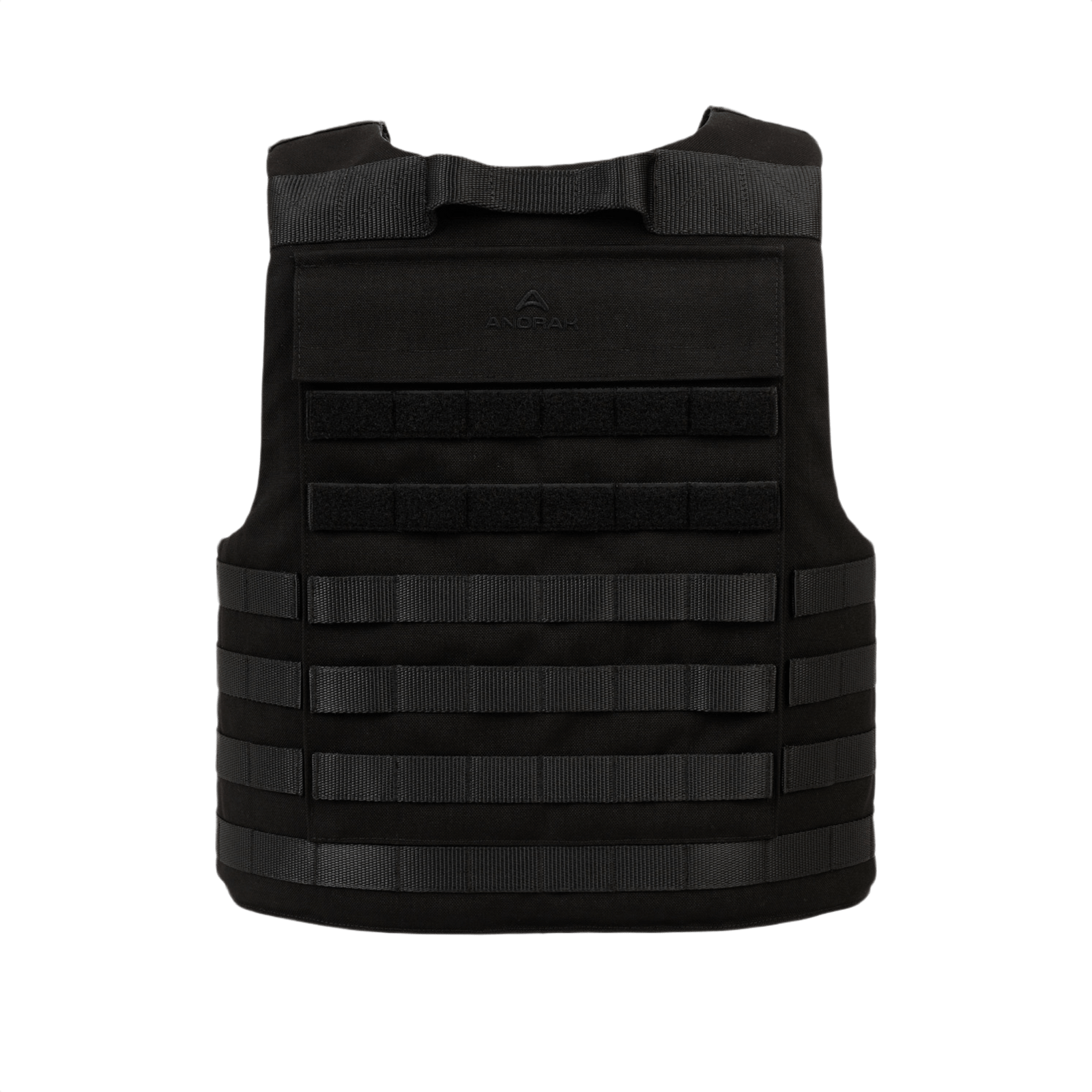 Anorak Niobium® Tactical III Stik & Skudsikker Vest, sort kropspanser for maksimal sikkerhed og beskyttelse mod flere trusler.