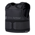 Elite Armor RX2 stik og skudsikker vest - set forfra i vinkel