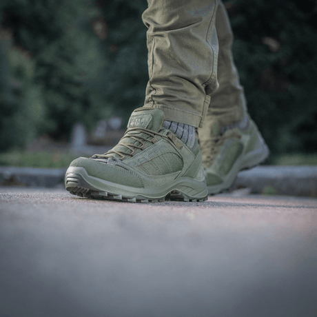 Tactical Sneakers Demi-Season – Let og komfortabel til trekking og trail running i by og natur, fremstillet i læder og Cordura.