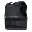 Elite Armor RX2 Stik & Skudsikker Vest – sort vest set forfra uden model.